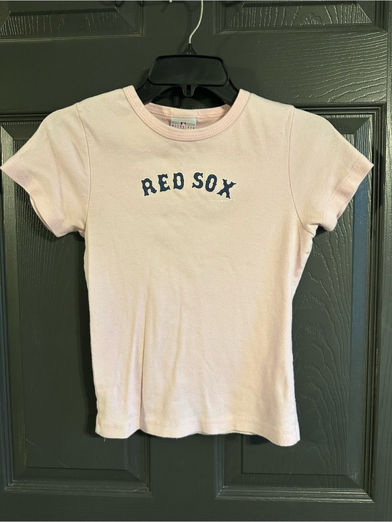 5th & Ocean Tops - Vintage Light Pink 'Red Sox' RAMIREZ Short Sleeve Tee